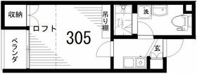 フォセット南大井の間取り