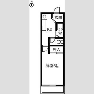 EAST COURT 両郷Aの間取り