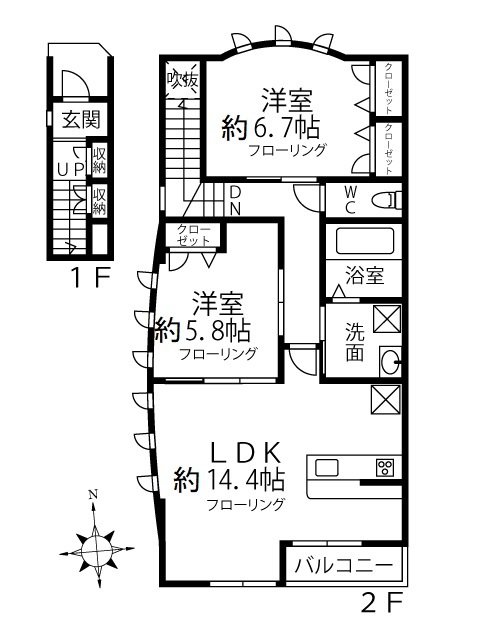 ラシュレの間取り