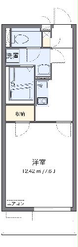 クレイノHAKODAの間取り