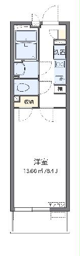 クレイノルナ ルミエール三郷の間取り