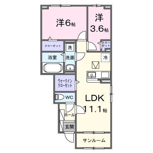 クレストⅢの間取り
