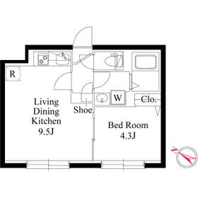 グランパセオ目黒Ⅱの間取り
