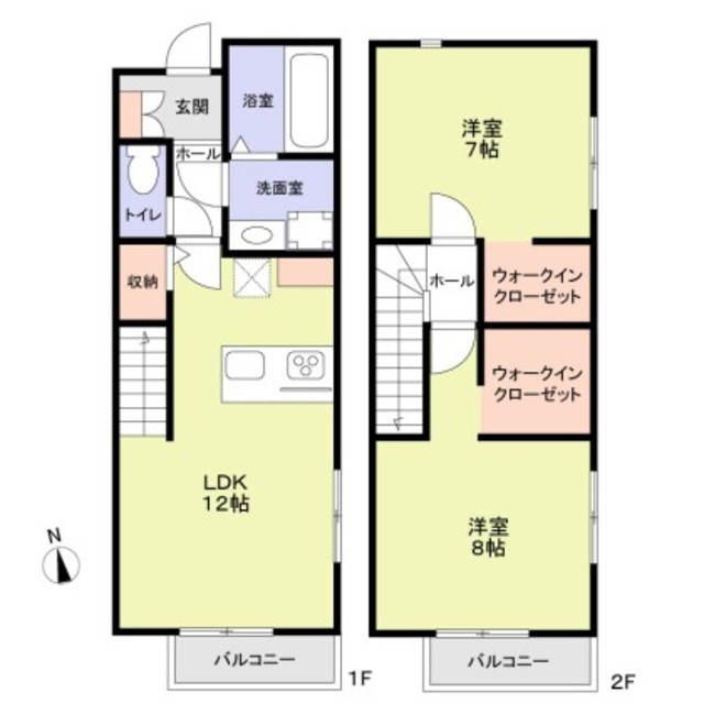 ステラ松降ＩＩの間取り