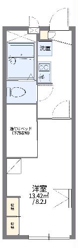 レオパレス長根の間取り