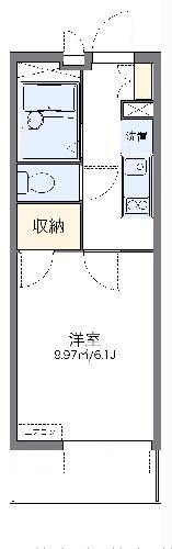 レオパレスラトナの間取り