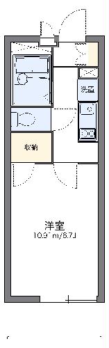 レオパレスゼルコヴァの間取り