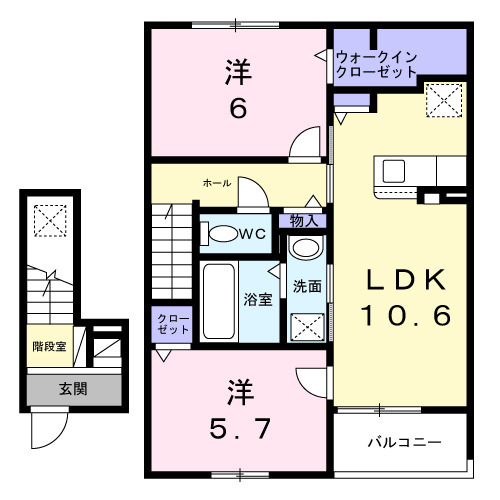 ソラーナ ユーユーの間取り