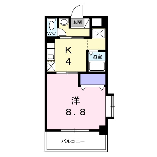 メルヴェーユ45の間取り
