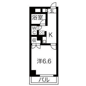 メゾンヤスフクの間取り