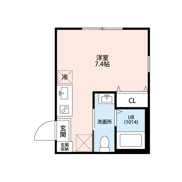 ラフィーネ西谷Bの間取り