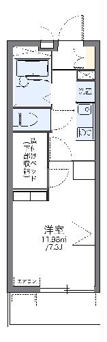 レオパレスリリーの間取り