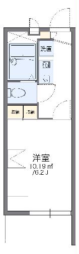 レオパレススターコート八雲台の間取り