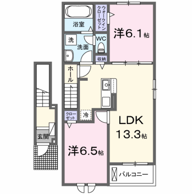 ルミア グレイスの間取り