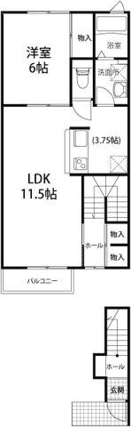 コート・ブランの間取り
