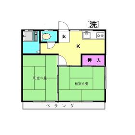 アサヒコーポの間取り