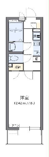 クレイノソラーレ平塚の間取り