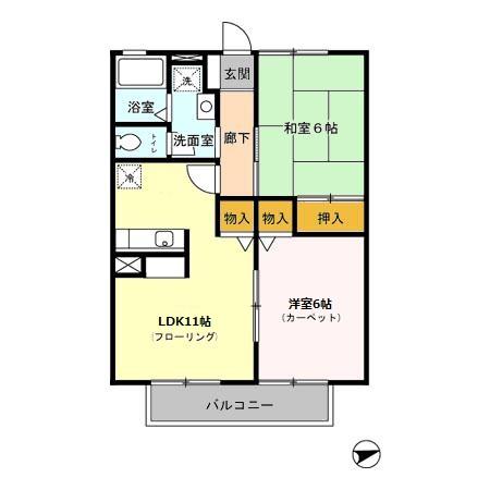 リヴェールエフティの間取り