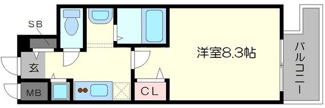 ララプレイスOSAKA WEST PRIMEの間取り