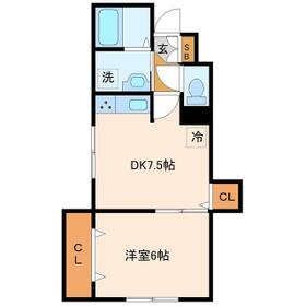 ナリトモ都町Aの間取り