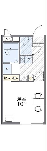 レオパレスKMティーダの間取り