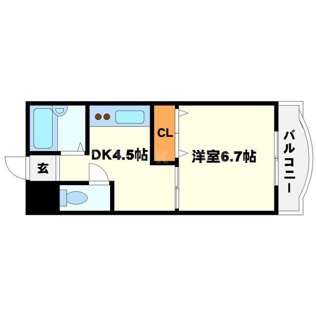 VILLA VERDY 3番館の間取り
