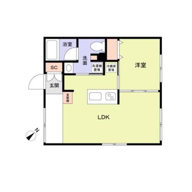 ASTILE目黒不動前の間取り