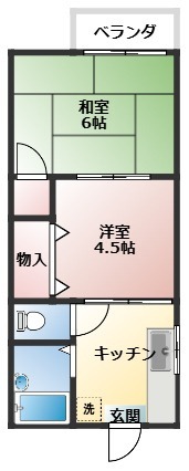 テラスオーツの間取り