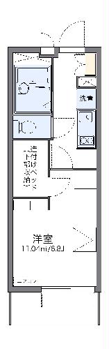 レオパレスドエル 桜台の間取り