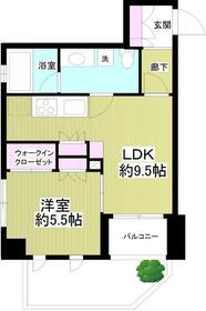 ミオカステーロ代々木の間取り
