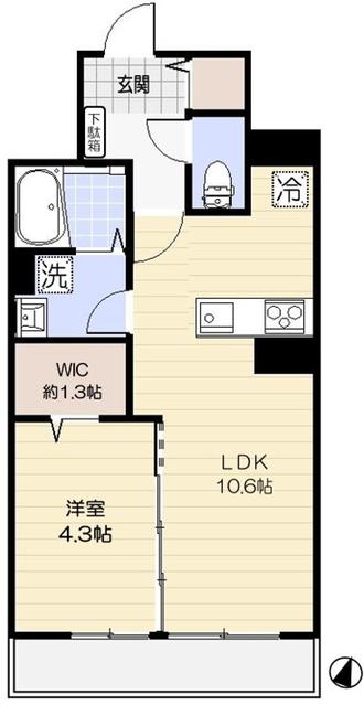 アルトゥーラ中井の間取り