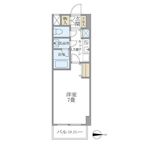 北品川アパートメントの間取り