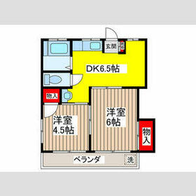 丘の上ハイツの間取り