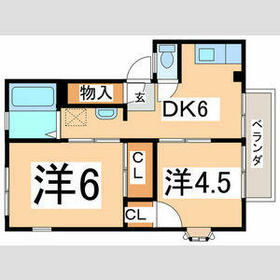 フジビュー1の間取り