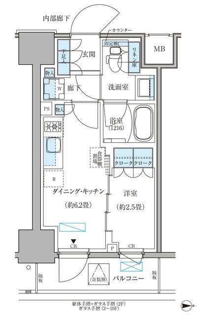 パークアクシス住吉ガーデンスクエアの間取り
