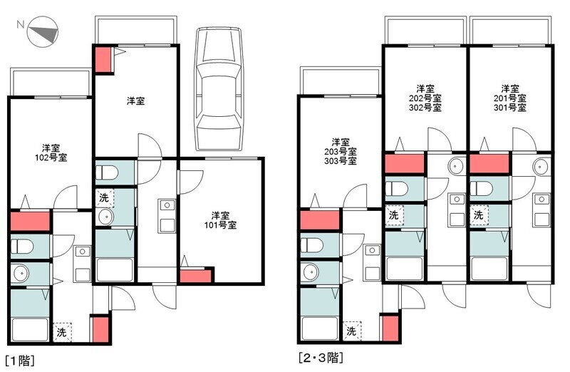 ラウレア北越谷の間取り