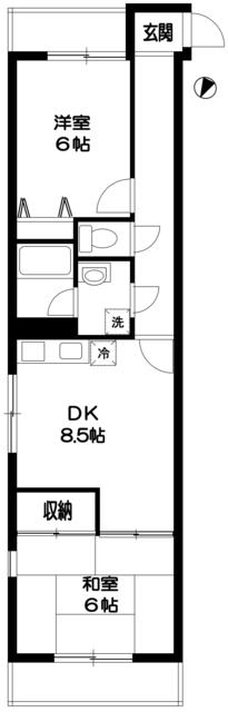 ドミール川越の間取り