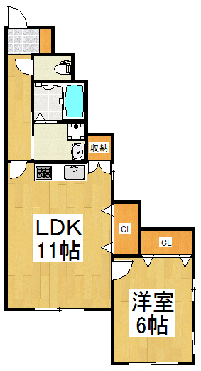 クレセリア東村山の間取り