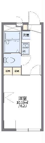 レオパレス新戸ウエストの間取り