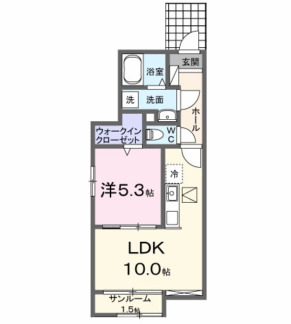 ライラックの間取り