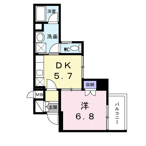 ペガソ21の間取り