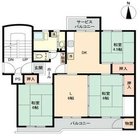 外国籍・シェアOK 船橋駅迄電車で7分 鎌ヶ谷グリーンハイツの間取り