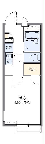 レオパレスキミールの間取り