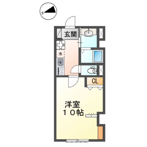 イーストフェザーの間取り