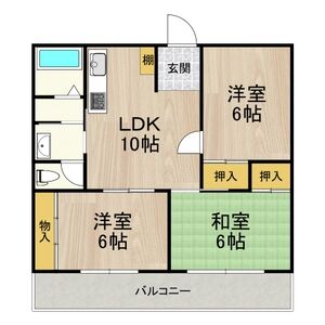 東和ハイツ本館の間取り