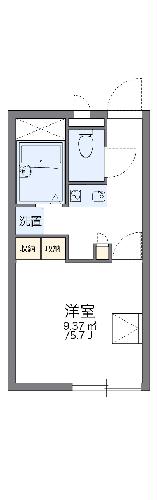 レオパレスリブラの間取り