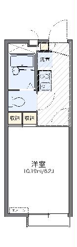レオパレスアクアの間取り