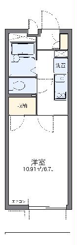 レオパレスTF oneの間取り