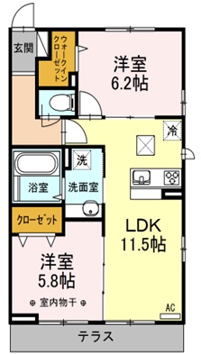 カーサドマーニの間取り