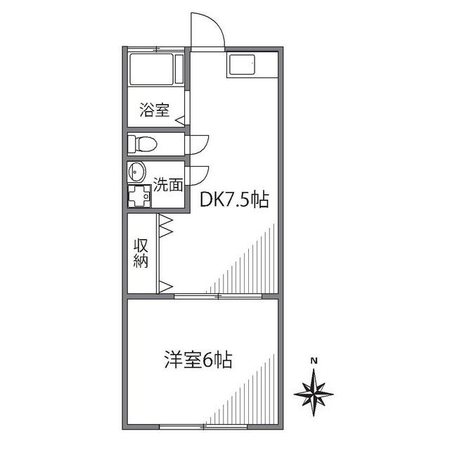 アーバンハイム成城(旧第2みどり荘)の間取り